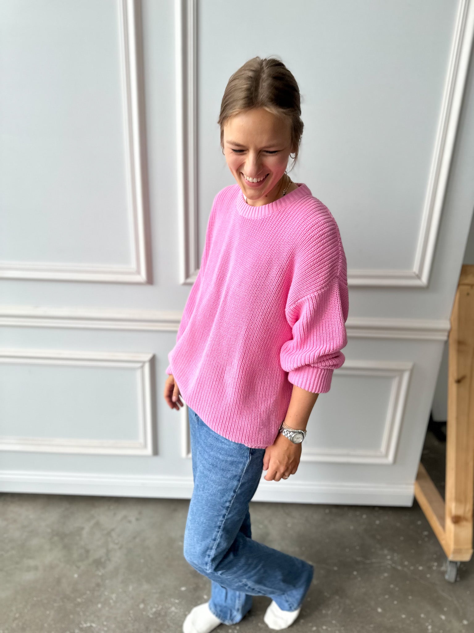 Chunky Knit Pullover für Partnerlook