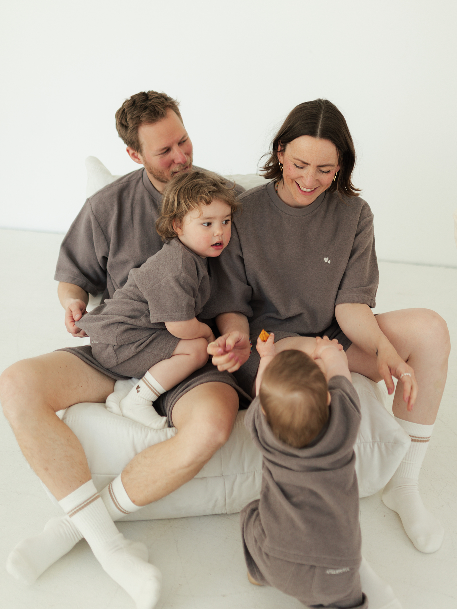 Familienpartnerlook Frottee