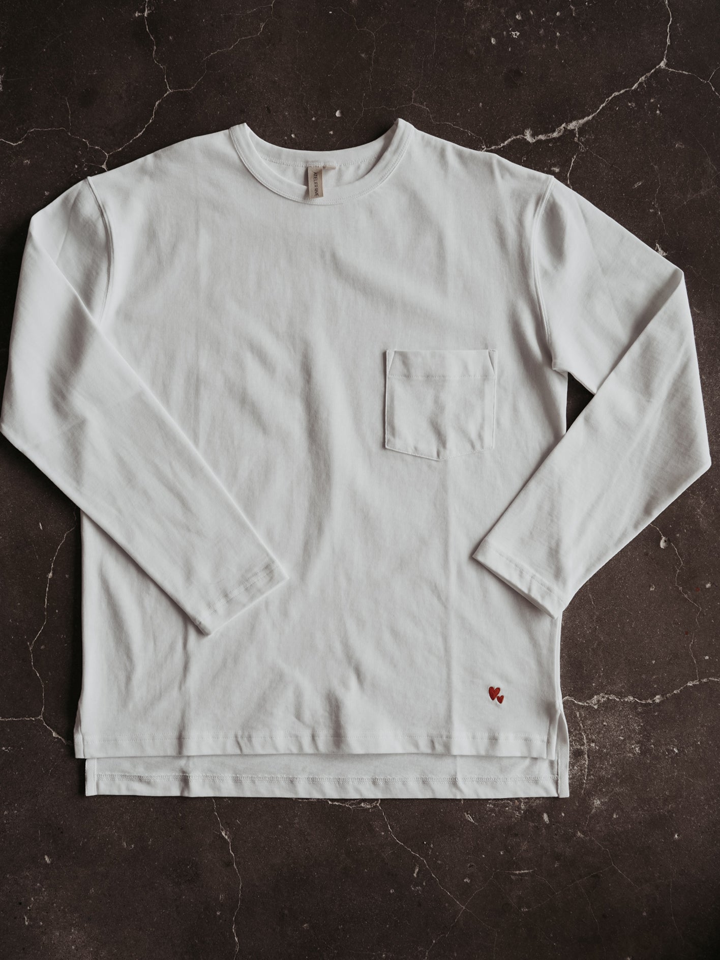 Cool Longsleeve Adult with heart Logo Atelier Rive