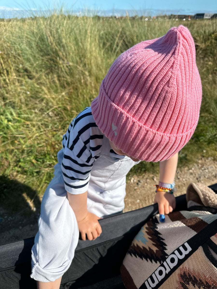 Kinder Beanie pink