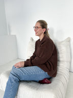 Atelier Rive Strick Pullover Braun