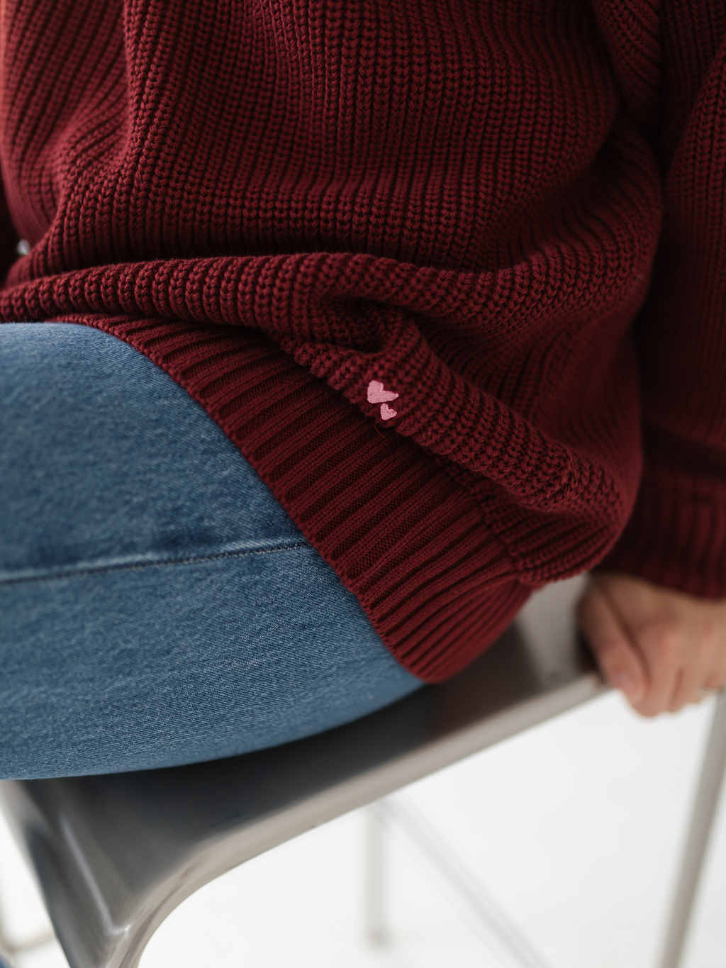 Details Atelier Rive Strick Pullover