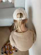 Strickpullover Rückansicht Kinder