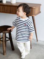 Kinder T-Shirt blau gestreift