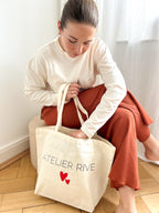 Einkaufstasche mit Herz