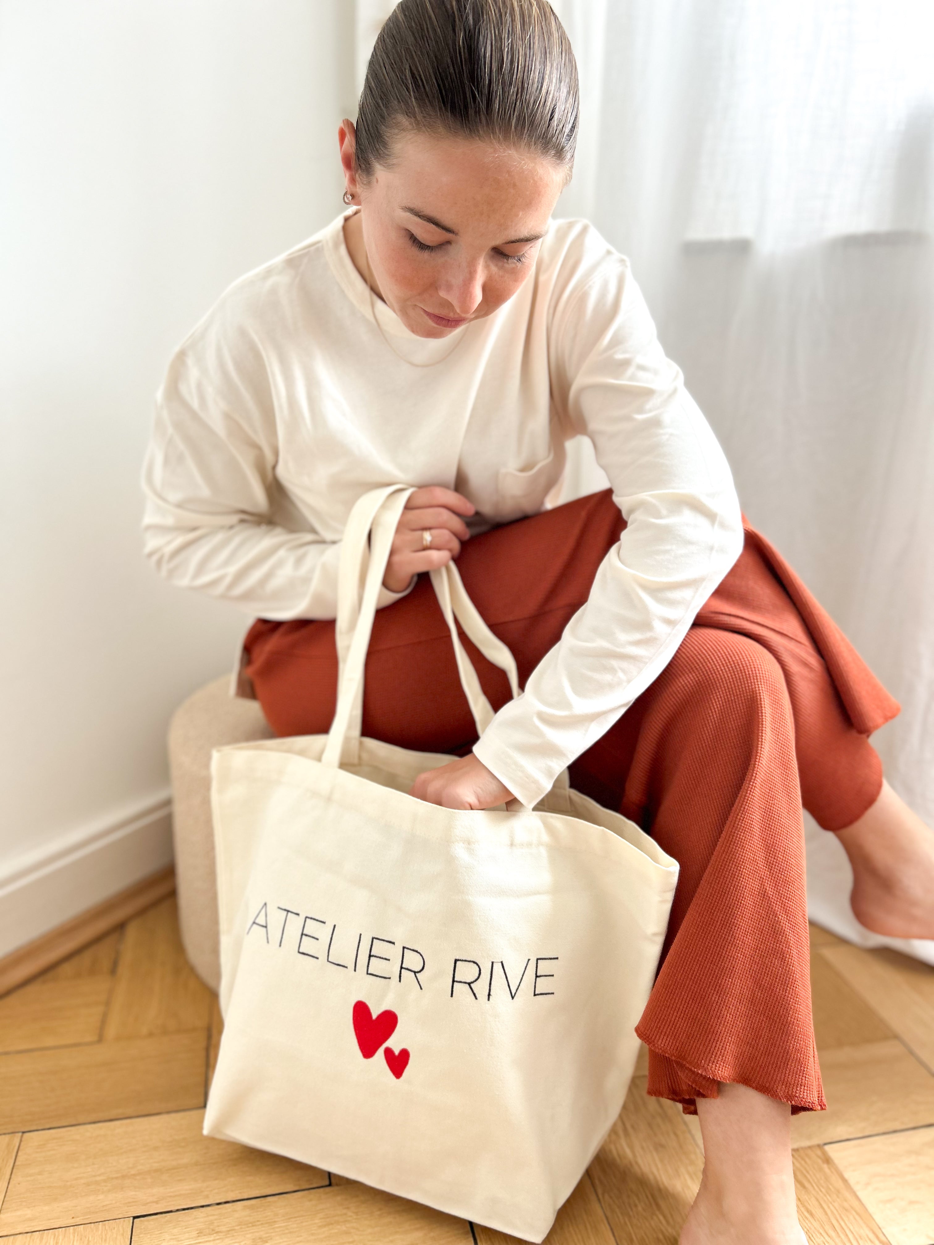 Einkaufstasche mit Herz