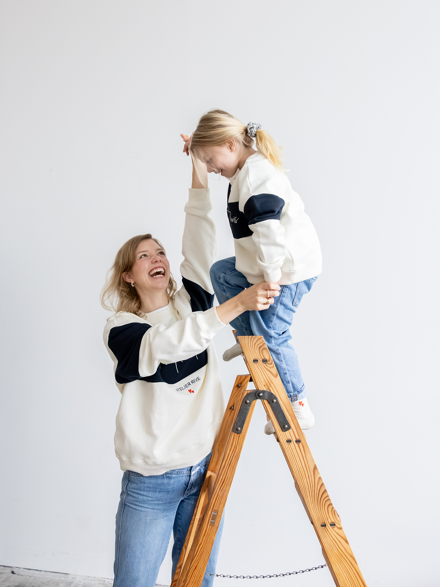 Mutter Tochter Partnerlook Pullover