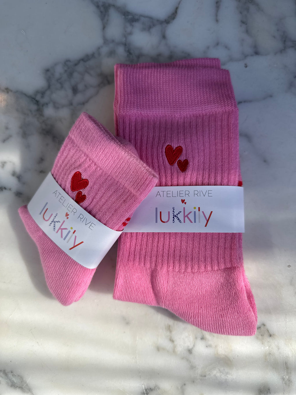 lukkily Partnerlook Socken