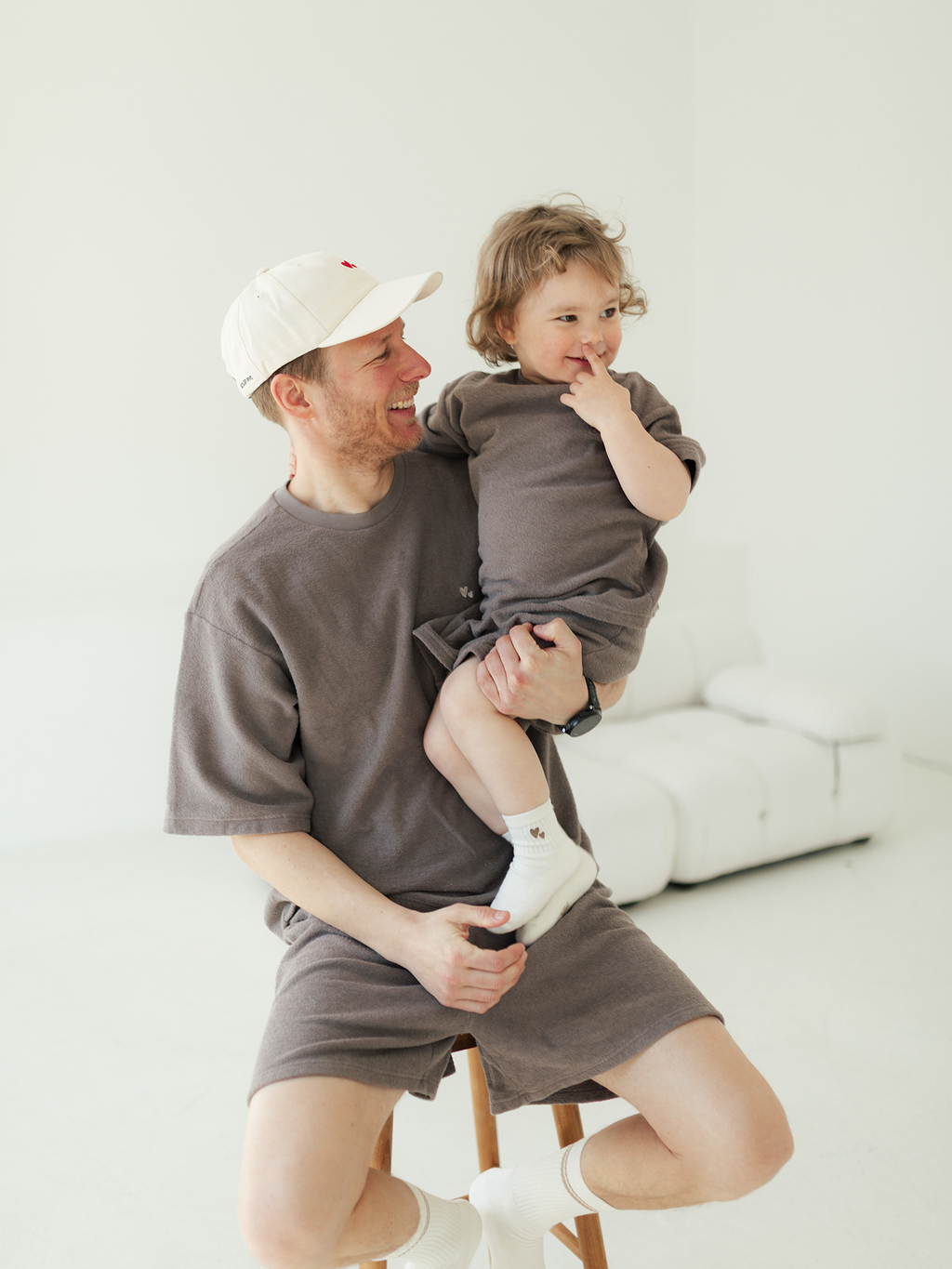 Partnerlook Vater und Sohn