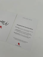 Pflegeanleitung Atelier Rive