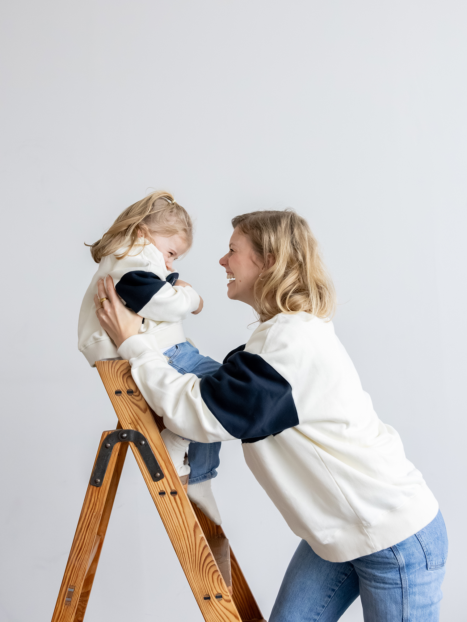 Partnerlook Pullover Mutter Tochter