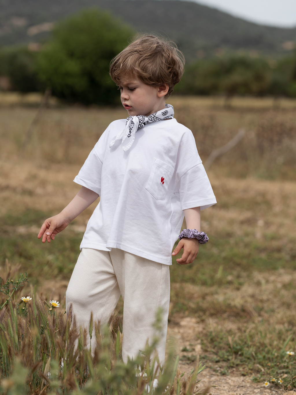 Mutter Tochter Partnerlook Scrunchie am Arm