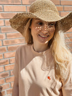 Partnerlook Familie Strohhut