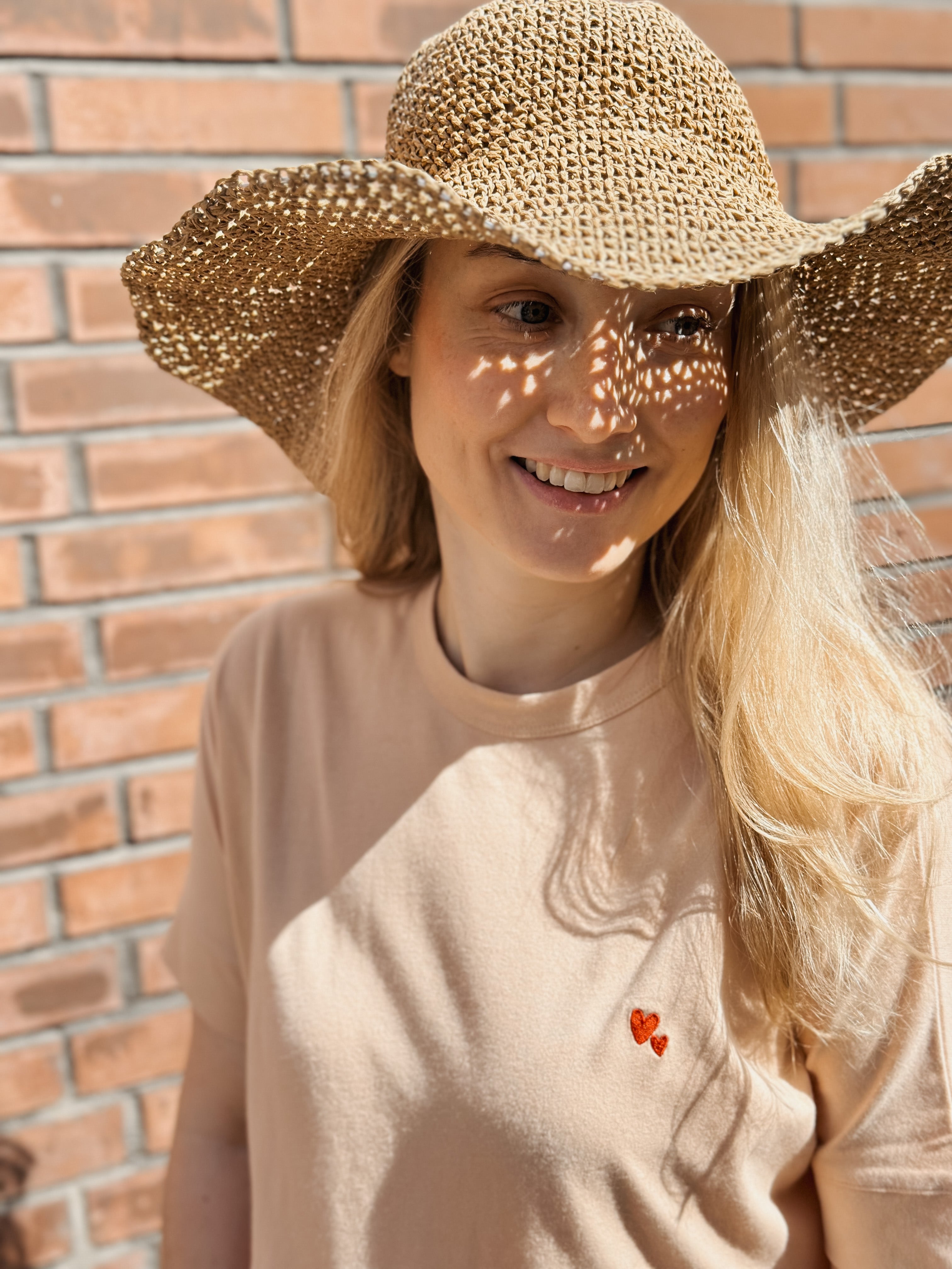 Partnerlook Familie Strohhut