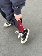 lukkily und atelier rive kinder Socken bordeaux