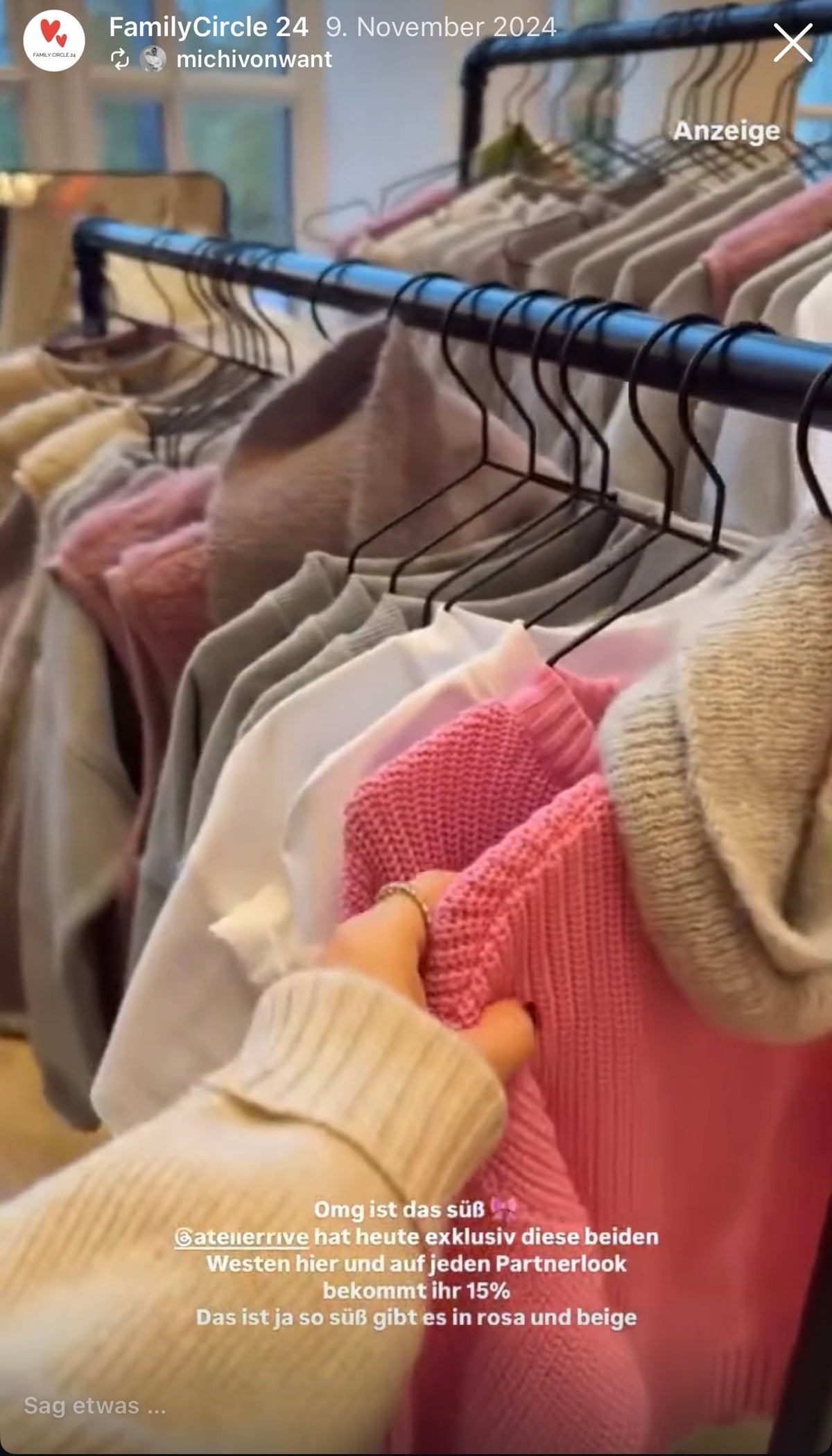 Michi von Want bei Atelier Rive