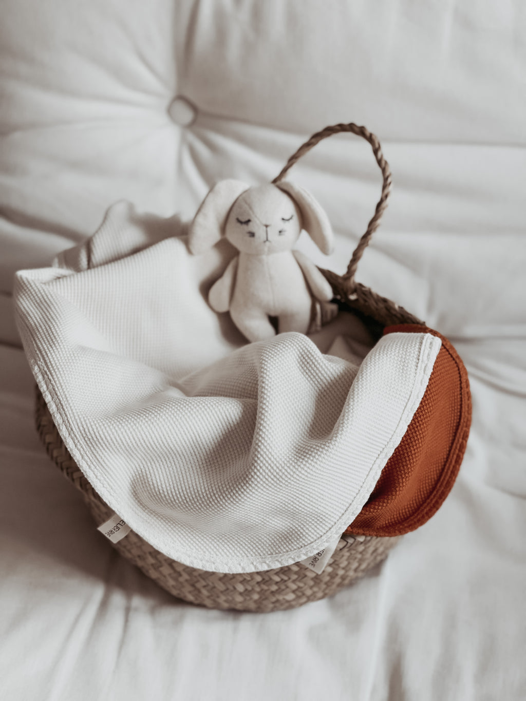 Babydecke, Kuscheldecke, Krabbeldecke mit Herz