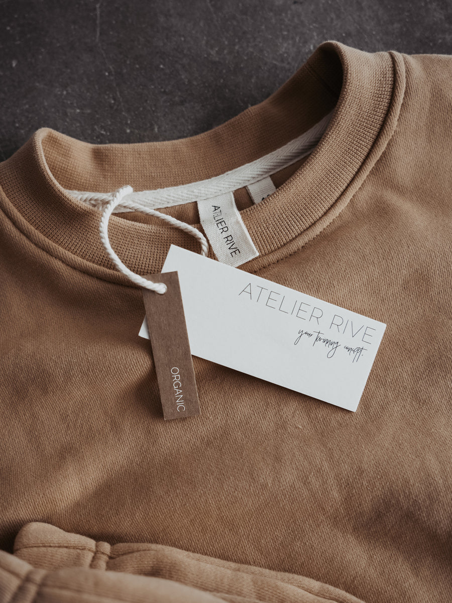 Boxy Sweater Atelier Rive Details Hangtags, Your Twinning Concept