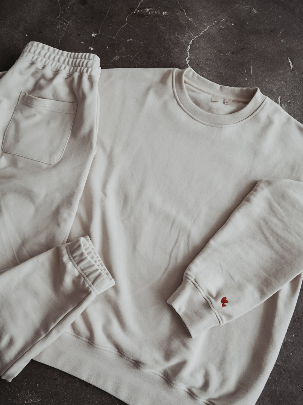 Boxy Sweater Adults Atelier Rive on Floor with Pants