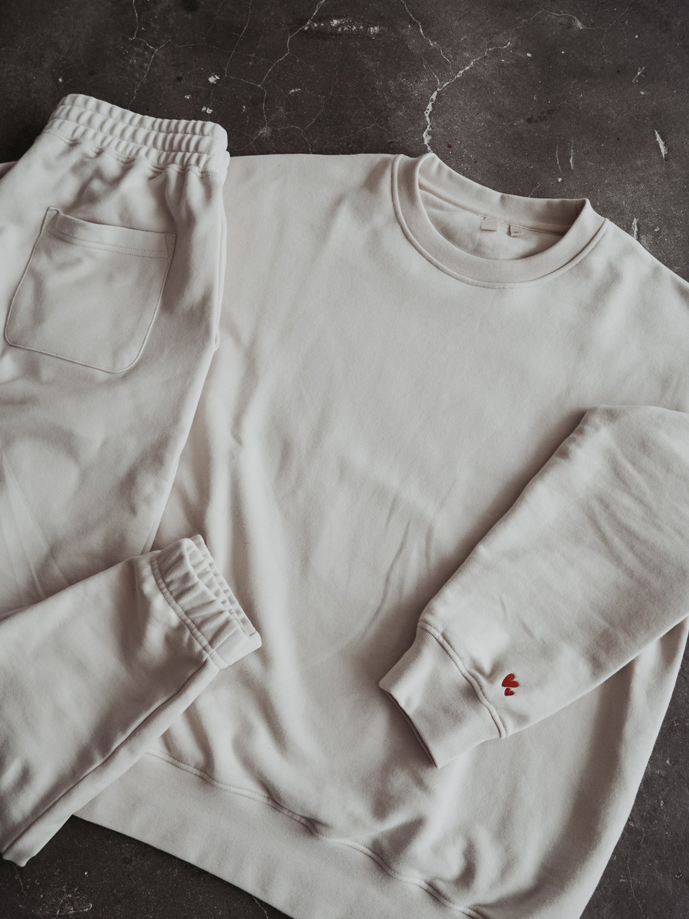 Boxy Sweater Adults Atelier Rive on Floor with Pants