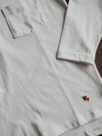 Heart Embroidery on Cool Longsleeve Milk Adults